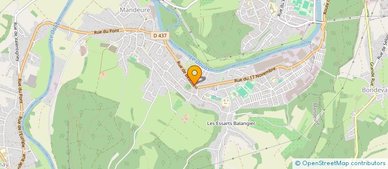 localisation de l'entreprise DIRTY BLUES  MANDEURE