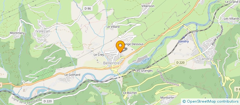 localisation de l'entreprise DIRTY BOYS  LA PLAGNE TARENTAISE