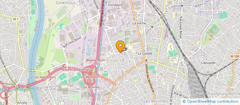localisation de l'entreprise DIRTY FIVE à TOULOUSE