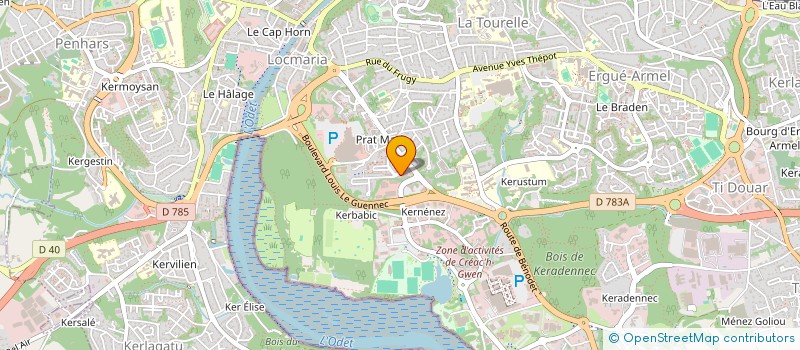 localisation de l'entreprise DIRTY SLIBOUN à QUIMPER