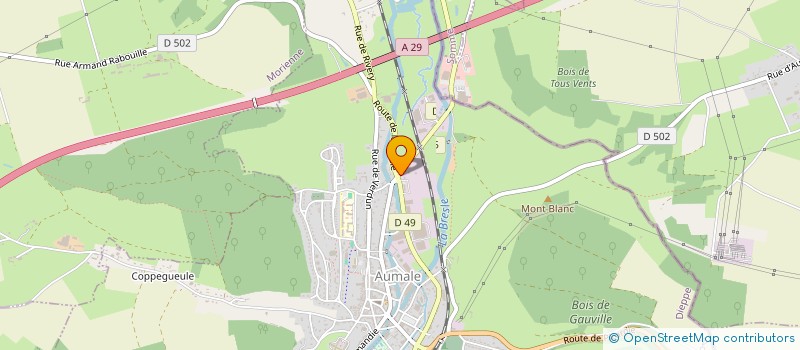 localisation de l'entreprise DIRUY NORMANDIE à AUMALE
