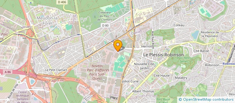 localisation de l'entreprise DIS  LE PLESSIS-ROBINSON