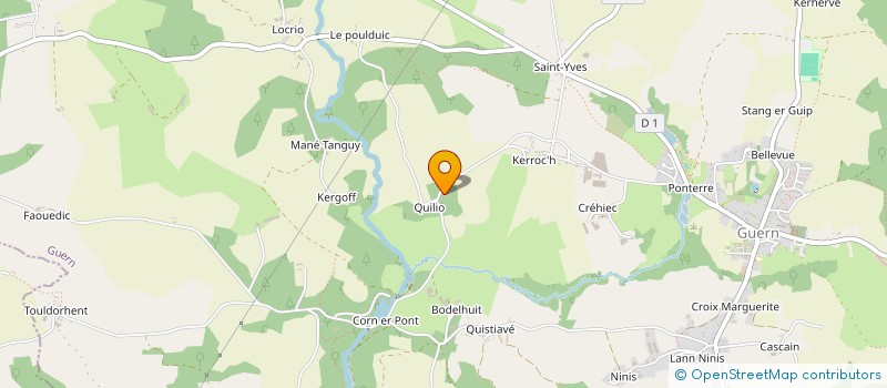 localisation de l'entreprise DIS  PLUMELIAU-BIEUZY