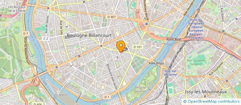 localisation de l'entreprise DIS DISTRIBUTION INTERNATIONALE SELECTIV à BOULOGNE-BILLANCOURT