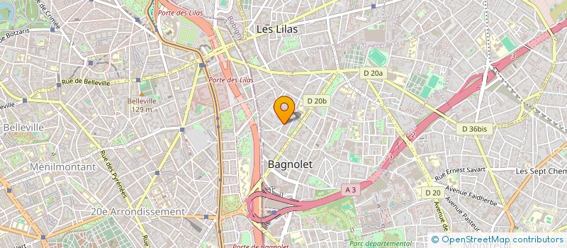 localisation de l'entreprise DIS DONC à BAGNOLET