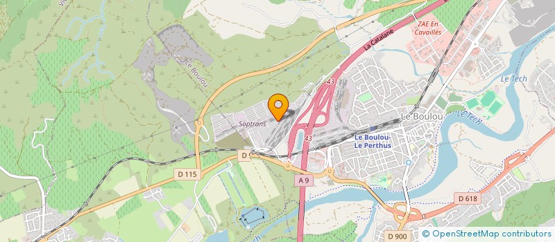 localisation de l'entreprise DIS-IMPEX à LE BOULOU