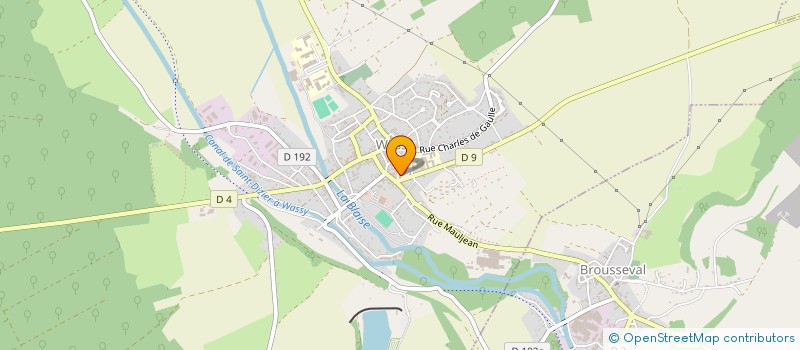 localisation de l'entreprise DIS INDUSTRIES SARL  GIFFAUMONT-CHAMPAUBERT