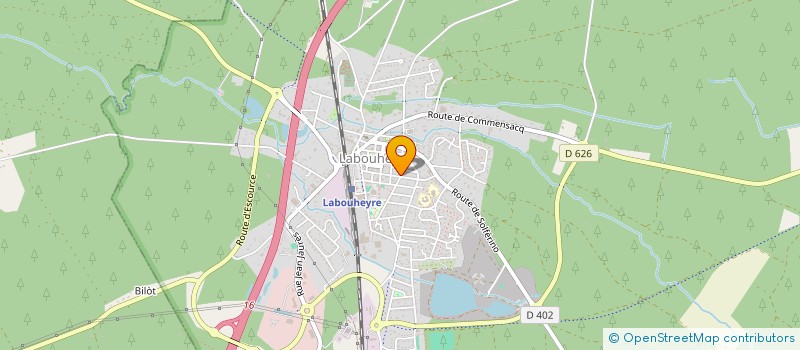localisation de l'entreprise DIS'LANDES  LABOUHEYRE