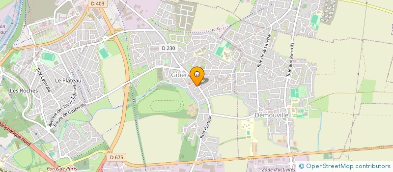 localisation de l'entreprise DIS LEUR DES FLEURS  GIBERVILLE