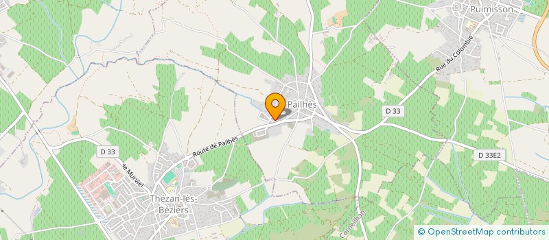 localisation de l'entreprise DIS MOI CELINE à PAILHES