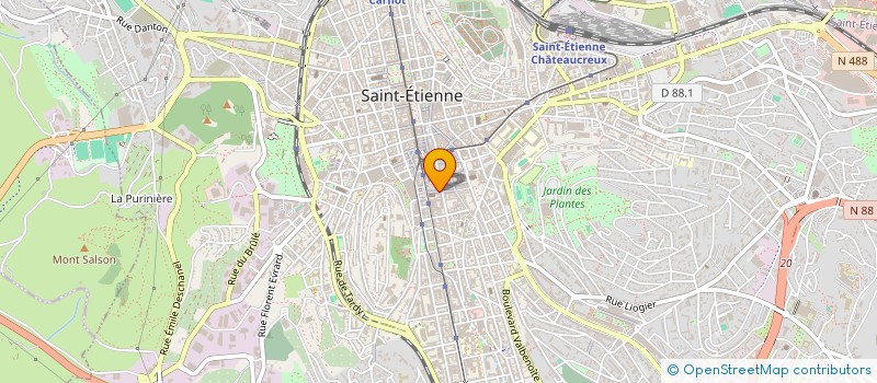 localisation de l'entreprise DIS MOI QUI TU ES  SAINT-ETIENNE