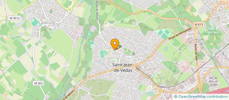 localisation de l'entreprise DIS-TRAL à SAINT-JEAN-DE-VEDAS