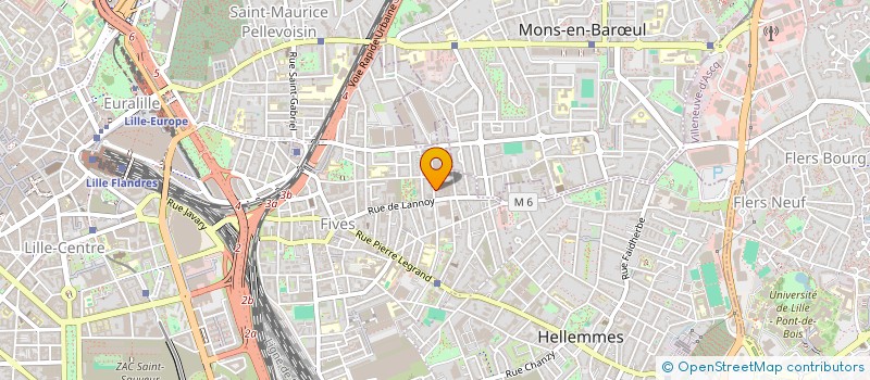 localisation de l'entreprise DIS-TRI MINES à LILLE