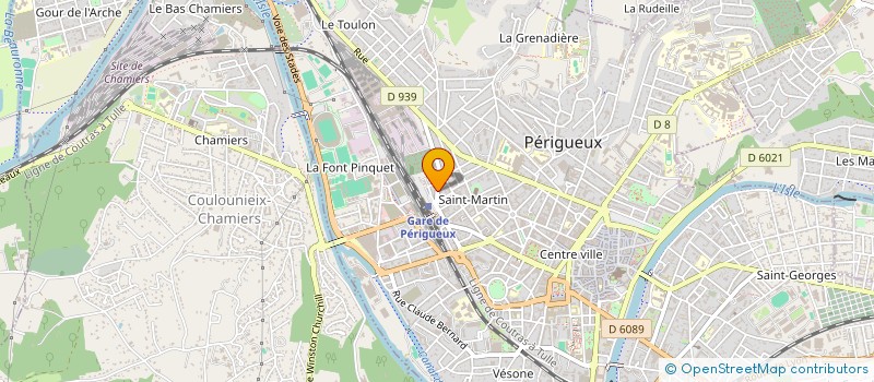 localisation de l'entreprise DISA à PERIGUEUX