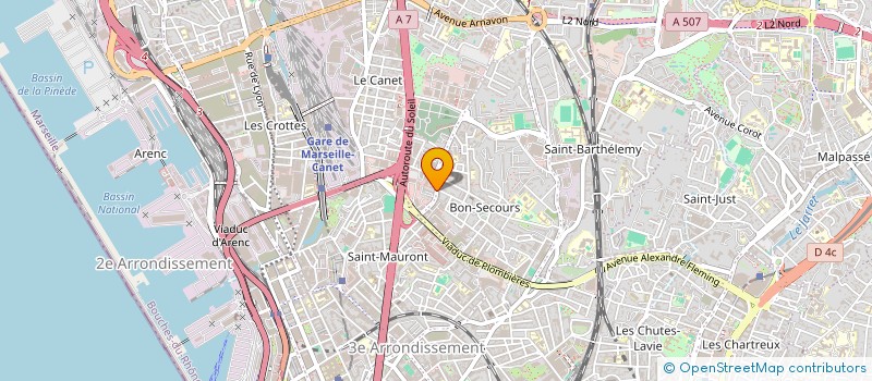 localisation de l'entreprise DISA à MARSEILLE