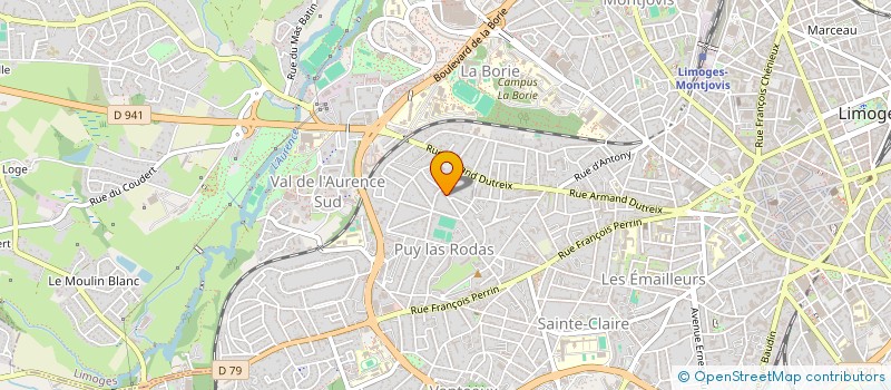 localisation de l'entreprise DISA EXPORT à LIMOGES
