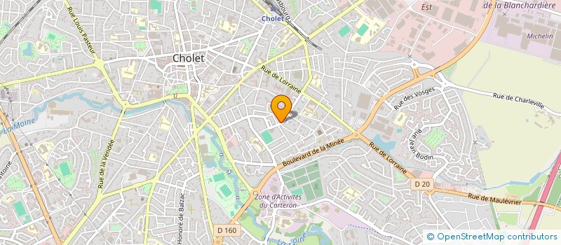localisation de l'entreprise DISALIME à CHOLET