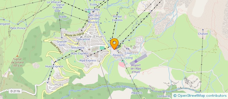 localisation de l'entreprise DISALP à HUEZ