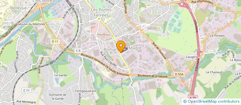 localisation de l'entreprise DISASOLAR à LIMOGES