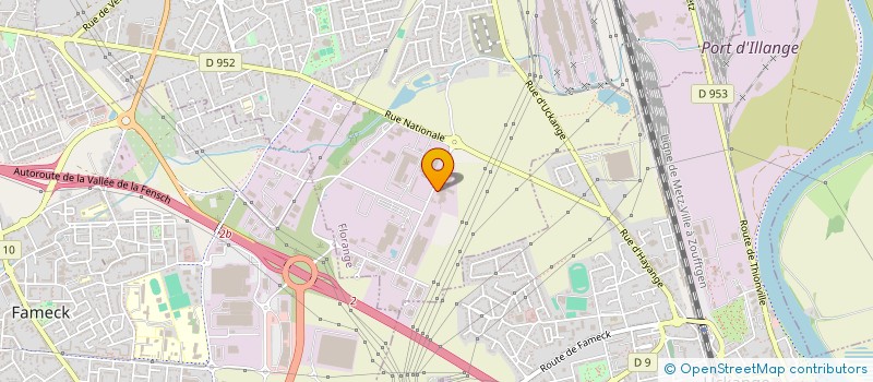 localisation de l'entreprise DISBAG à FLORANGE