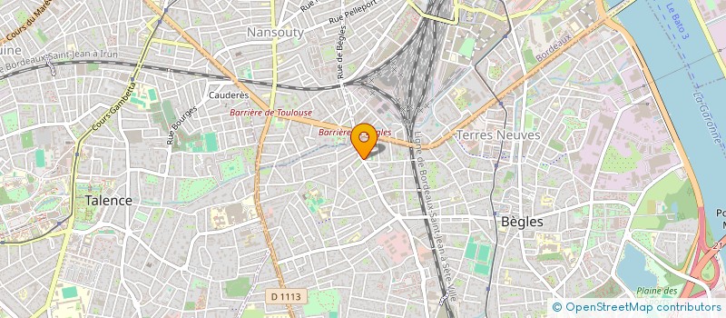localisation de l'entreprise DISBALT à BEGLES