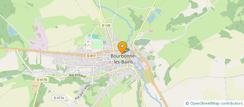 localisation de l'entreprise DISBOUR à BOURBONNE-LES-BAINS