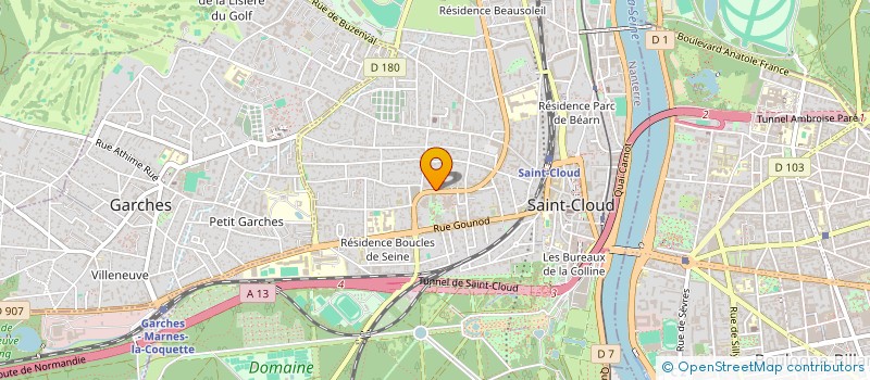 localisation de l'entreprise DISC à SAINT-CLOUD