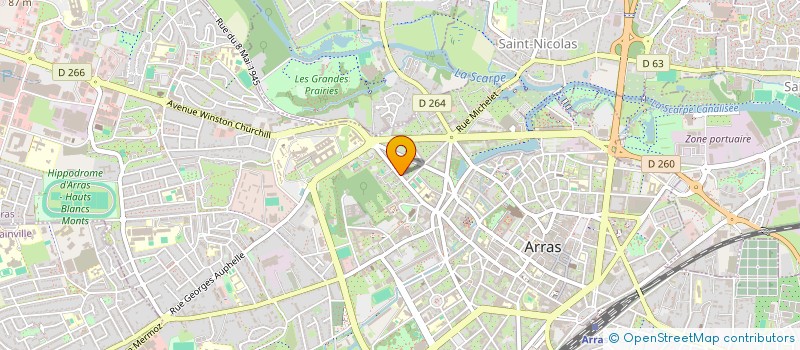 localisation de l'entreprise DISC'ENVOL à ARRAS