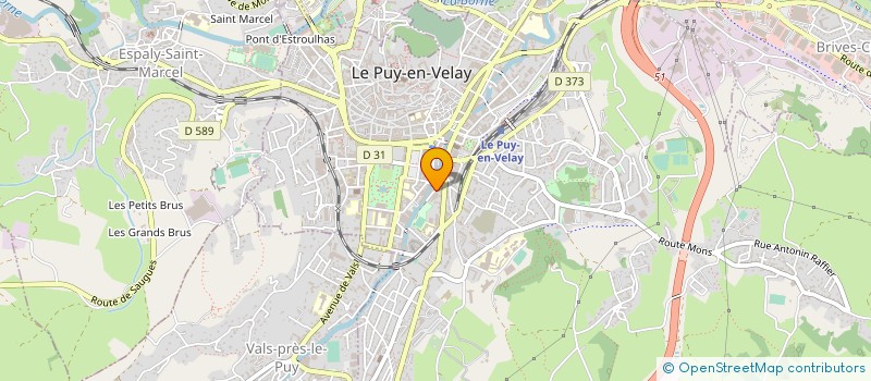 localisation de l'entreprise DISC GOLF CLUB DU VELAY à LE PUY-EN-VELAY