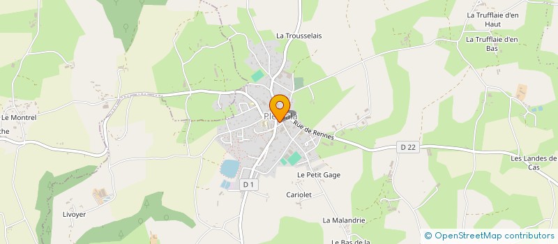 localisation de l'entreprise DISC HALL MUSIC à LE MENE