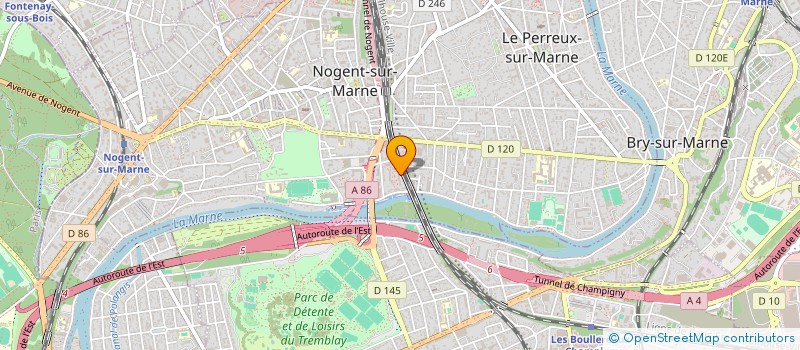 localisation de l'entreprise DISC JOCKEY PROFESSIONNEL à NOGENT-SUR-MARNE