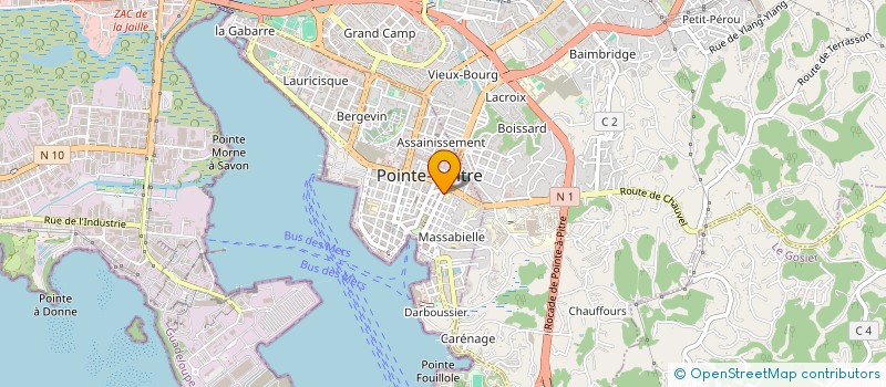 localisation de l'entreprise DISC O LOVE à POINTE A PITRE