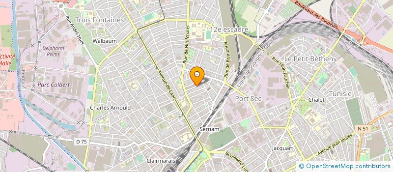 localisation de l'entreprise DISC OR DANCE  REIMS