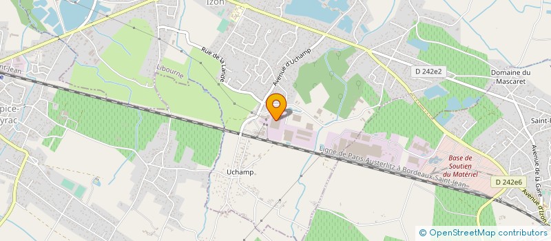 localisation de l'entreprise DISCAC  IZON