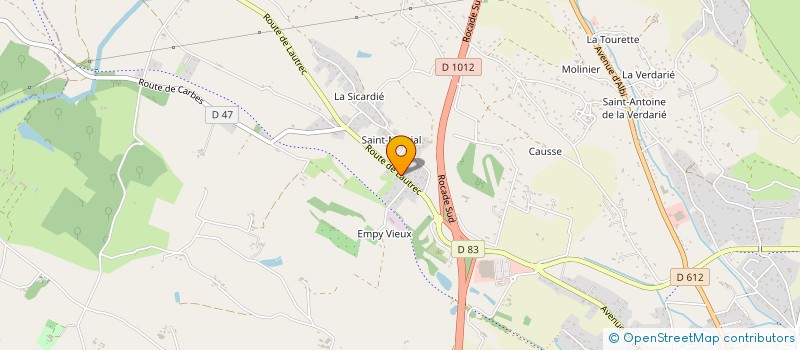 localisation de l'entreprise DISCAF CASTRES à CASTRES