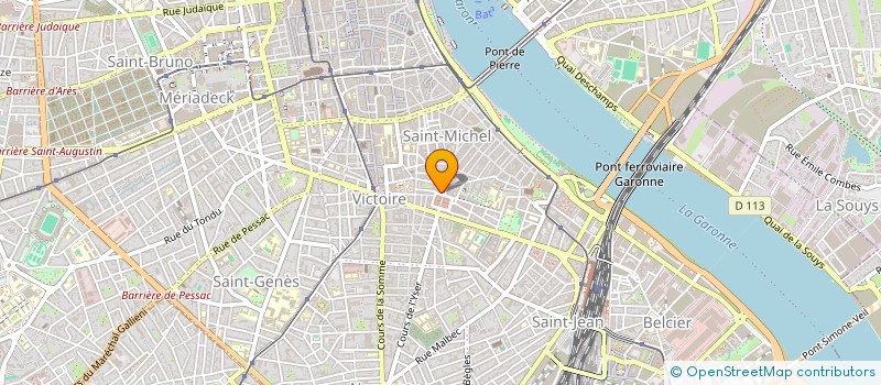 localisation de l'entreprise DISCAP à BORDEAUX