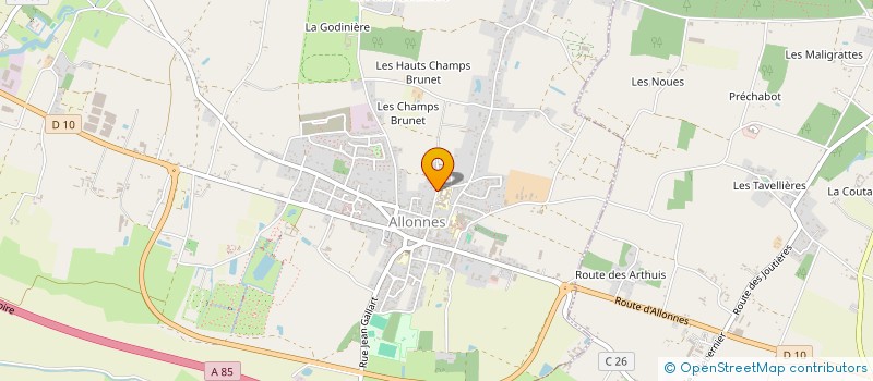 localisation de l'entreprise DISCAP  ALLONNES