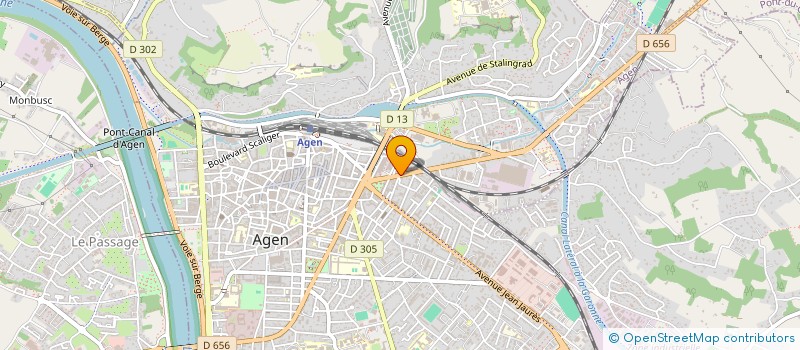 localisation de l'entreprise DISCASH  AGEN