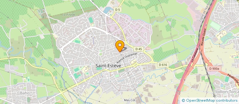 localisation de l'entreprise DISCAT à SAINT-ESTEVE