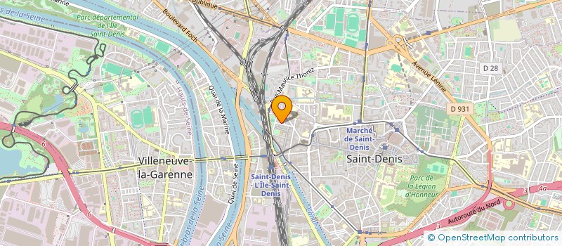 localisation de l'entreprise DISCCA à SAINT-DENIS