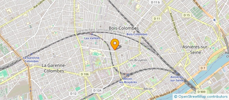 localisation de l'entreprise DISCERN PARTNERS à BOIS-COLOMBES