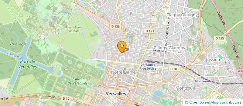 localisation de l'entreprise DISCERNER à VERSAILLES