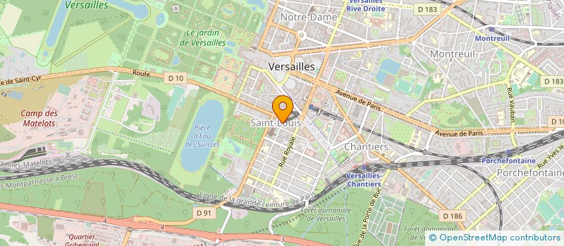 localisation de l'entreprise DISCIPLEAN ATHLETICS à VERSAILLES