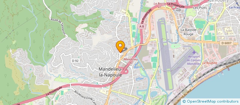 localisation de l'entreprise DISCIPLINES CHINOISES à MANDELIEU-LA-NAPOULE
