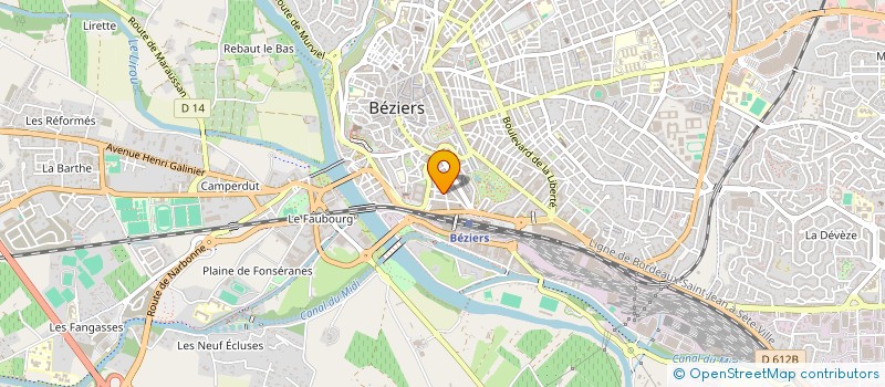 localisation de l'entreprise DISCO  BEZIERS