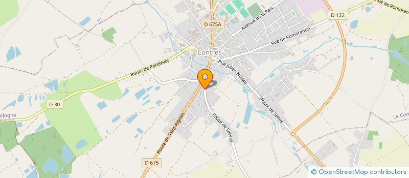localisation de l'entreprise DISCO CONTROLE & BC à LE CONTROIS-EN-SOLOGNE