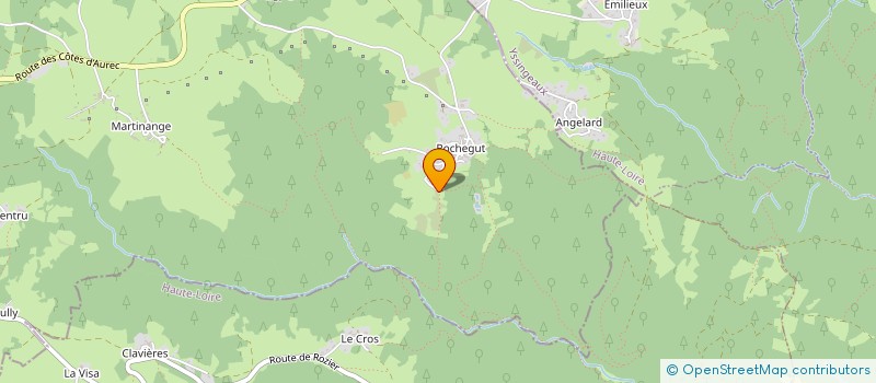 localisation de l'entreprise DISCO EVENT PROD  ROZIER-COTES-D AUREC