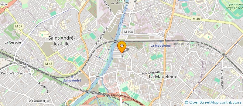 localisation de l'entreprise DISCO SOUPE LILLE à LA MADELEINE