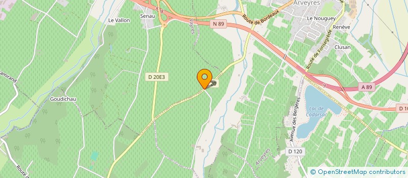 localisation de l'entreprise DISCO SPACE STATION  ARVEYRES