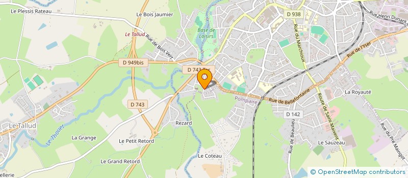 localisation de l'entreprise DISCO STAR 79 ANIMATION à PARTHENAY